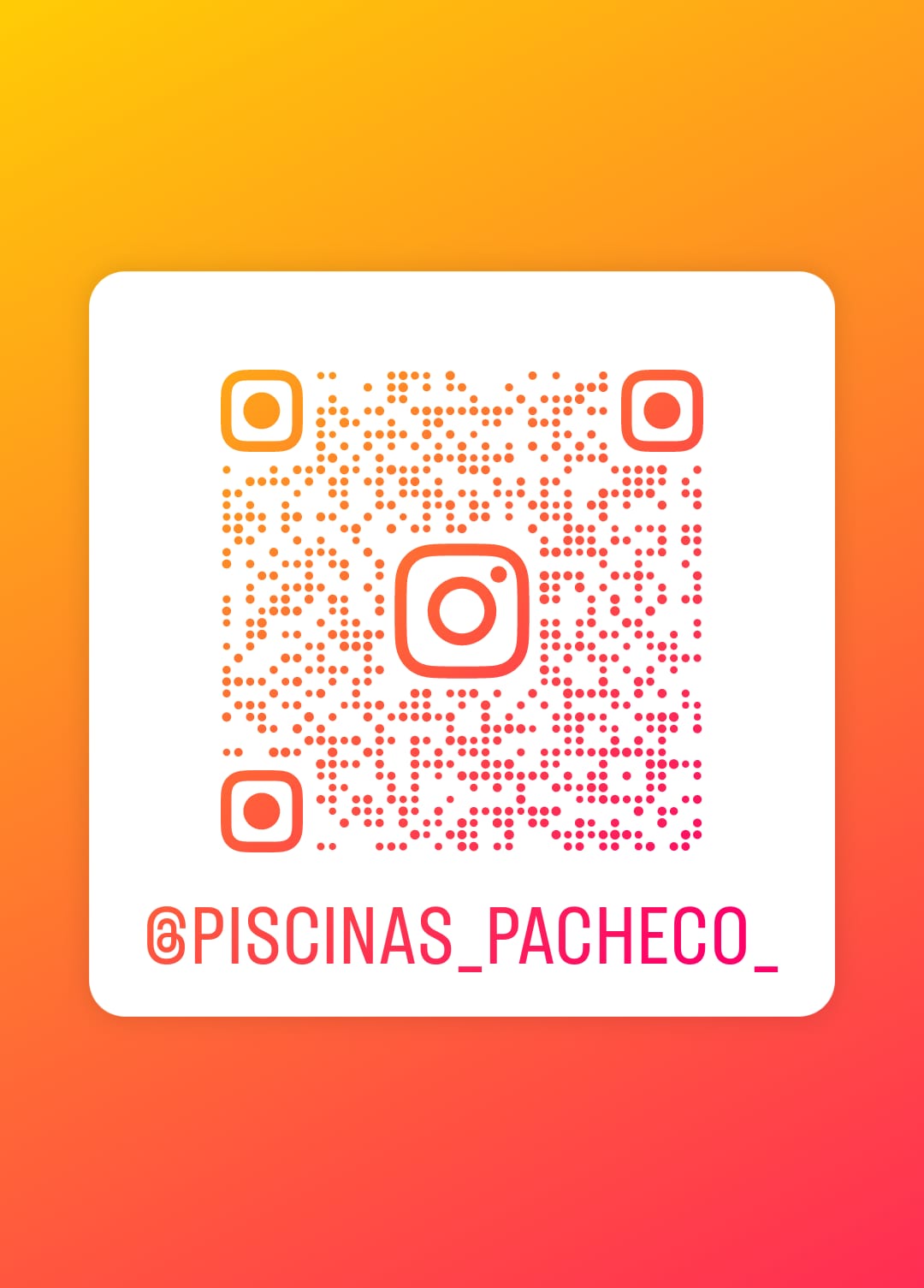 QR Code Instagram @piscinas_pacheco_